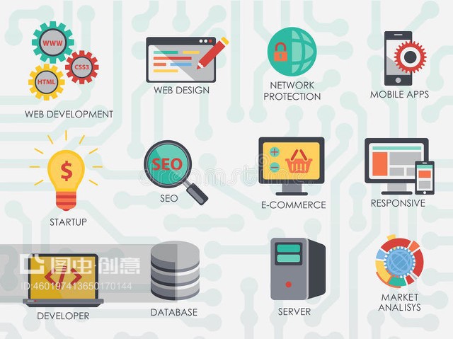 程序員與軟件開發(fā)者專用圖標(biāo)集 簡化代理與代辦服務(wù)的視覺設(shè)計